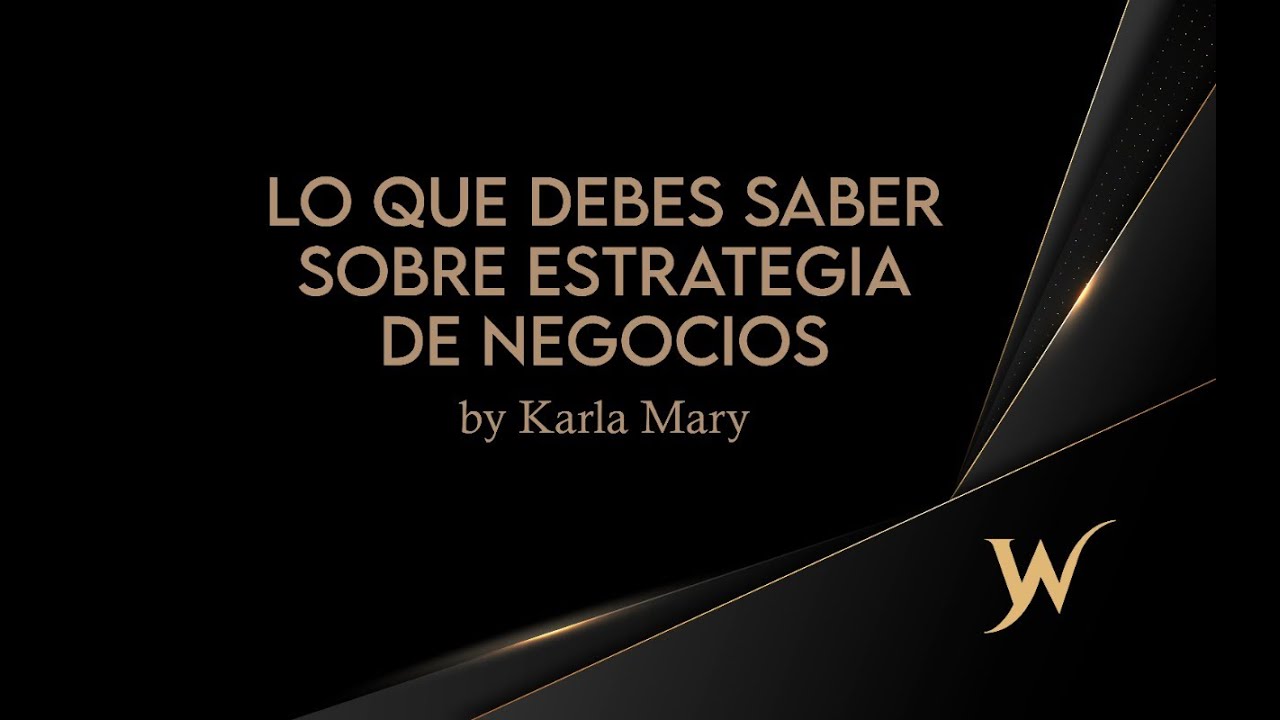 WEBINAR IWEA: Lo que debes saber sobre Estrategia de Negocios